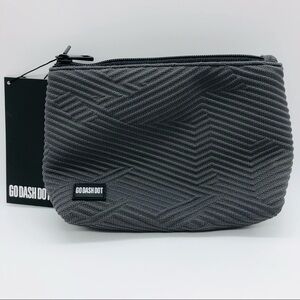 GODASHDOT - UNISEX GRAY MAKEUP BAG NWT